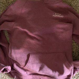 Ever Forward XL Hoodie - Salmon/Coral in color